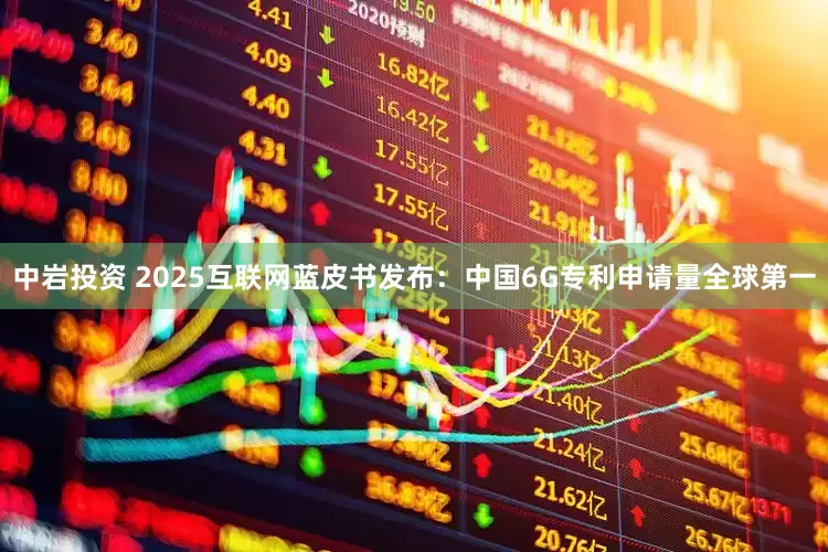 中岩投资 2025互联网蓝皮书发布：中国6G专利申请量全球第一