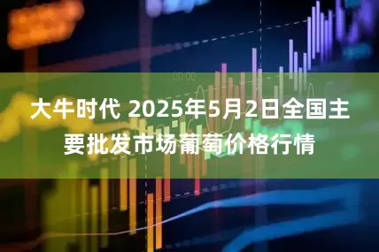 大牛时代 2025年5月2日全国主要批发市场葡萄价格行情